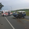 Accidente con 3 lesionados.