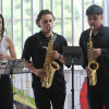 Estudiantes de licenciatura en música hicieron sonar el saxofón 