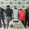 Los 3 detenidos por varios delitos.