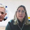Sandra Heredia y Álvaro Uribe.