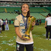 Sofía Prieto Restrepo, la manizaleña campeona con el Deportivo Cali de la Liga Femenina. Jugará la Copa Libertadores.