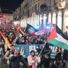Foto | EFE | LA PATRIA Las principales ciudades de Italia, como Roma, Milán o Nápoles, registraron protestas por la interceptación, y el principal sindicato del país, la CGIL, convocó una huelga general para mañana por lo que considera "una agresión contra naves de civiles que llevaban ciudadanos italianos".