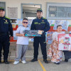 Valery Restrepo Alvarez y Daniel Nieto Gallego, ganadores del concurso de dibujo en San Bartolomé (Pácora). 