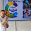 Jhoan Arcila, fundador y chef de desarrollo creativo e investigación de Empiria, durante el lanzamiento de Sabores de Caldas 2025.