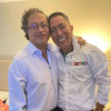 Gustavo Petro, presidente de Colombia, y Ricardo Roa, gerente de la campaña electoral del mandatario y actual presidente de Ecopetrol.