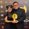  Angélica Torres y Jaime Manrique en los Premios Macondo.
