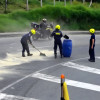 Los motociclistas son los más afectados con los derrames.