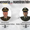 oto|Policía |  LA PATRIA  Los policías Jorge Leandro Gómez Ochoa y Rober Stiven Melo Londoño fueron asesinados en la madrugada de este martes (16 de diciembre), en Cali, en un atentado con explosivos.