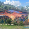 Los murales escolares adornan y a la vez son el reflejo de una naturaleza exuberante, como lo es la de la zona rural de Villamaría.