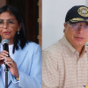 Delcy Rodríguez, mandataria encargada de Venezuela, y Gustavo Petro, presidente de Colombia, se reunirán "próximamente".