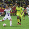 Dayro Moreno, capitán y goleador, desperdició una opción clara de gol. Once Caldas empató en su visita a Atlético Bucaramanga y suma un punto más en su objetivo de clasificar.