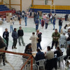 El puesto de votación en el coliseo de Aguadas. Vea cómo se desarrollan las elecciones este domingo en municipios de Caldas.