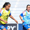Manuela Vanegas y Daniela Montoya, defensa y volante de la Selección Colombia Femenina que disputa la SheBelieves Cup 2026 en EE. UU.