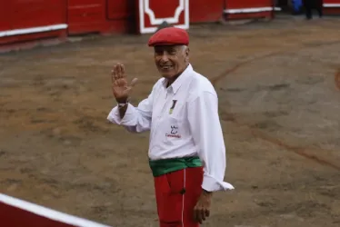 Orlando Galvis Mejia es el coordinador de los m­onosabios de la Plaza de Toros de Manizales. 