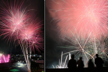 Los drones fueron la antesala y la pirotecnia, el punto culminante de los Juegos Piromusicales de la Feria de Manizales. El estadio Palogrande fue rodeado este martes (6 de enero) por la expectativa y las ovaciones.