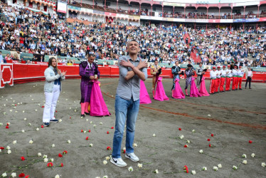 Ricardo Santana le agradece a la afición por todo el homenaje y por el cariño recibido durante su recuperación.
