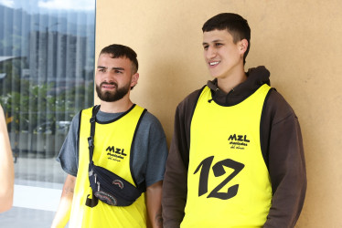 Jacobo Valencia y William Guillermo Marín Castro llevan 11 años compitiendo, llegaron desde Filadelfia.
