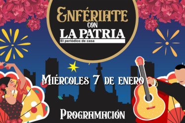 Conozca la programación del quinto día (miércoles 7 de enero) de la 69.ª Feria de Manizales, que se celebra del 3 al 11 de enero del 2026.