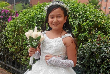 María Antonia Sánchez Tejada recibió la gracia del señor el 12 de noviembre en la parroquia Nuestra Señora del Pilar.