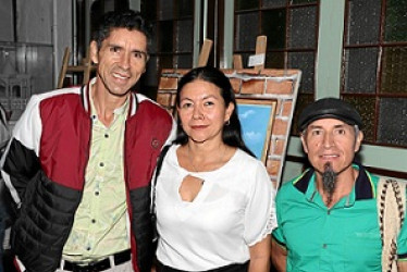 Fotos | Fernando Rodríguez | LA PATRIA John Jaime Vélez, Gloria Patricia Bedoya y Adalberto Gil.