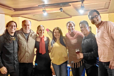 Fotos | Lector | LA PATRIA José Arrieche, guitarrista; Ángel Labrador; Mayra Mejía, bailaora; Mónica Salazar; Martina Scháfer; Sebastián Álvarez, percucionista y Mauricio Marín.