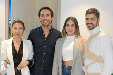 Fotos / Freddy Arango / LA PATRIA Blanca Nubia Roa, Juan Carlos Pérez Quintero, Mariana Betancurt y Juan Esteban López.