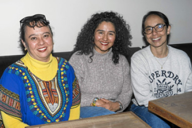 Fotos | Santiago Mejía Ocampo | LA PATRIA Lina Marcela Gómez, Ángela Adriana Tabares y Andrea del Pilar Villa.