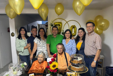 Foto | Lector | LA PATRIA Sus hijos: Claudia Esperanza, Germán, Ángela María, Ferney, Luz Marina, Diana Julieth y Nelson Orozco Gutiérrez.