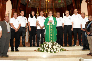 Foto | Argemiro Idárraga | LA PATRIA En La Basílica Menor de la Inmaculada Concepción de Manizales, el Colegio Nacional de Periodistas, seccional Caldas