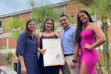 Foto | Cortesía | LA PATRIA ​​​​​​​Omaira Ardila, Tatiana Polanco Ardila, Sergio Polanco Ardila y Manuela Polanco Ardila.