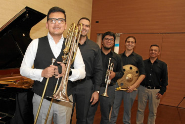 Fotos | Argemiro Idárraga | LA PATRIA  Músicos: David Pérez Pantoja, Daniel Uribe, Daniel Moreno, Nicolás Echeverri y Alexis Quevedo.