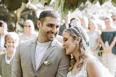 Fotos | Cortesía | LA PATRIA Los novios Nicolás Giraldo Henao y Andrea Jaramillo Murcia.