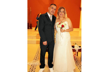 Carlos Andrés García y Blanca Santafé Quiceno.