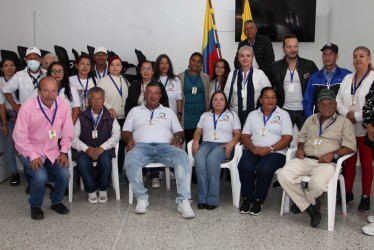 Grupo de asistentes.