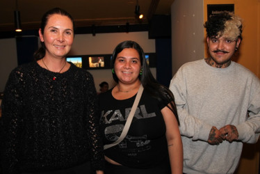 Blanca Velásquez, Pamela Torres y Manuel Duque.