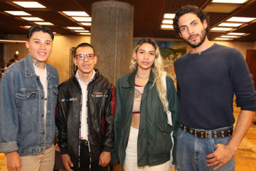 Vanesa Franco, Brayan Franco, Yulieth Muñoz y Jairo Pardo.