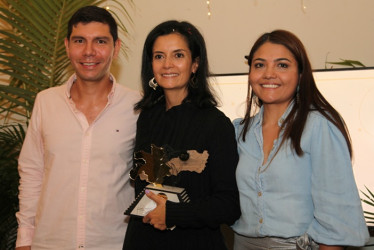 Fotos | Argemiro Idárraga | LA PATRIA Jorge Albeiro García, Lina María Ramírez y Liliana Valderrama.