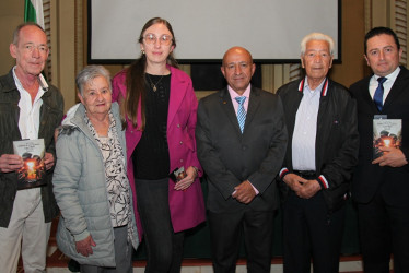 Jaime Vandenenden, María Lucy Giraldo, María Virginia Cardona, Jhon Jairo López Pérez, Octavio Zapata y Luis Delgado.