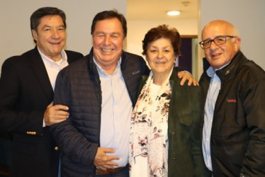Carlos Quintero, Jorge Aristizábal, Nena Franco y Fernando Franco.
