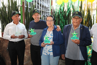 Silvio Ballesteros, José Hernán Patiño, María Doris Hernández y Simón Antonio Hernández.