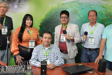 José Vicente Nieto, Germania Sofía Muñoz, Óscar Jaime Loaiza, Hans Alberto Posada, Luis Eulises Largo y Diego Tabares.