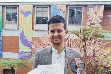 Pedro Luis Sánchez Galvis, egresado destacado de la Universidad de Caldas.