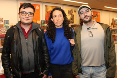 Edwin Alexánder García, Diana Patricia Cárdenas y José David Salgado.