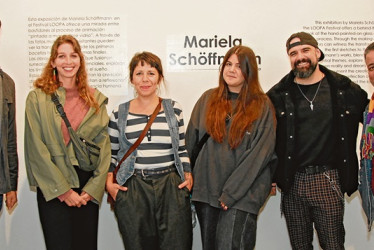 Walter Duquin, Karla Melo, Mariela Schoffmann, María Luquero, Sebastián Escobar y Francisco Gallego.