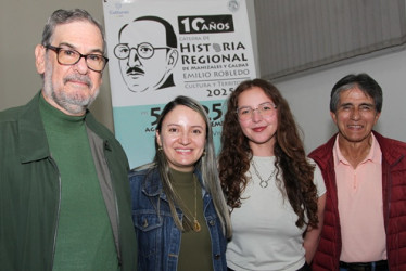 Álvaro Gartner Posada, Ángela Patricia Velásquez, María Alejandra Abril y José Fernando Buriticá. 