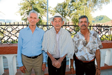 Foto | Argemiro Idárraga | LA PATRIA José Javier Salazar López, Miguel Ángel Martínez Osorio y José Guillermo Martínez Cárdenas.