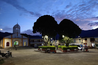 Este es el corregimiento de Arboleda (Pensilvania), en donde se presentó el robo al Banco Agrario. 