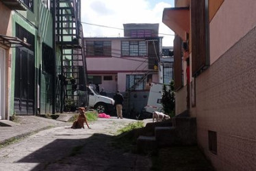 Sitio del crimen (fondo).