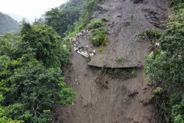 Ascienden a 27 los muertos tras un deslizamiento en Pueblo Rico (Risaralda)