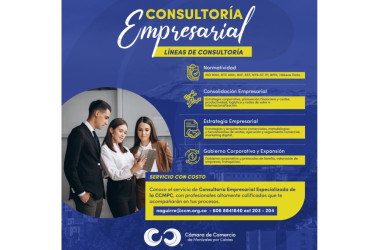 Consultorías especializadas, otro servicio de la CCMPC para fortalecer a los empresarios